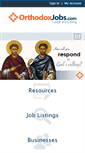 Mobile Screenshot of orthodoxjobs.com